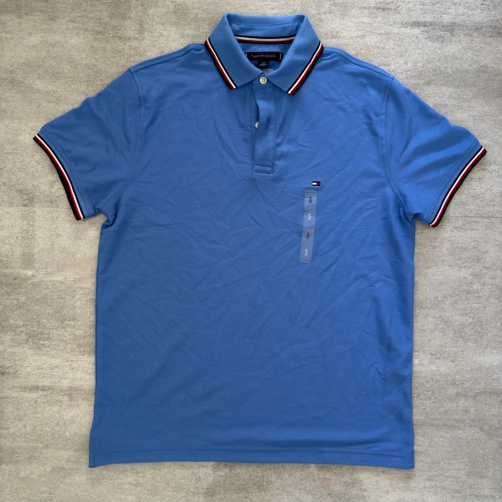 Tommy Hilfiger Men’s Performance Polo Shirt - Blue - Small - NWT